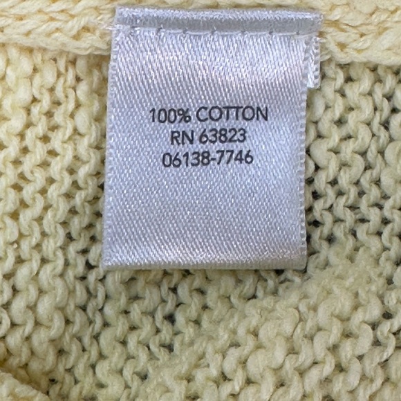 Christopher & Banks Butter Yellow 3/4 Sleeve Top S Soft Lightweight Breathable - Picture 7 of 13